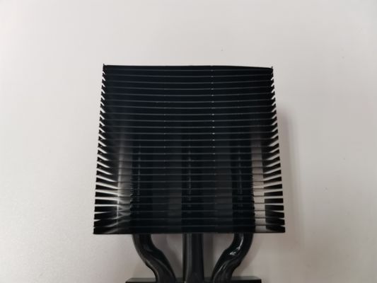 Black Alu T1 Extruded Aluminum Heatsink Cooling Fan Chromate Conversion