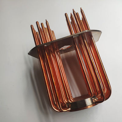 LF Custom Extruded Copper Pipe Heat Sink Welding For LED Lights