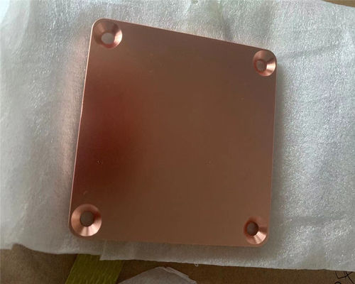 Slotting Copper Cold Plate Heat Sink , Microgrooved Skived Fin Heat Sink