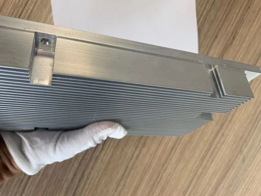 Extruded Aluminum Heatsink 420 MM Wide Extrusion Radiator Cnc Milling ODM