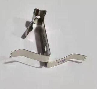 Nickel Plating Stainless Steel Belt Clip , ISO9001 3Grams Spring Steel Clip