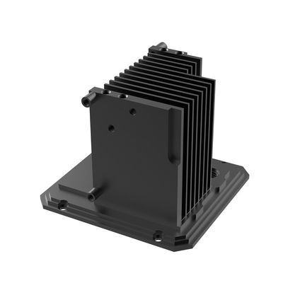 Aluminum Heatsink Anodized Black COLOR CNC Machining Process