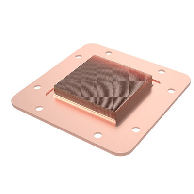 Customized Copper Fin Heatsink OEM Skiving With Passiviation