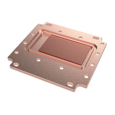 CNC Machining Copper Skiving Fin Heatsink For Water Cooling