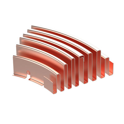 Customized Folded Fin Heatsink Stacked Fin Copper For Various Shapes