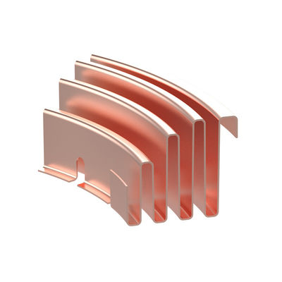 Customized Folded Fin Heatsink Stacked Fin Copper For Various Shapes