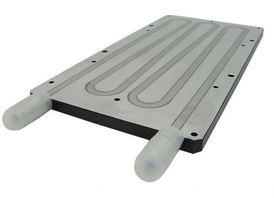 Aluminum Liquid Cold Plate With Stainless Steel Tube Heatsink