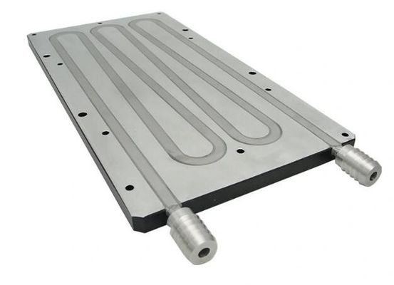 Aluminum Liquid Cold Plate With Stainless Steel Tube Heatsink