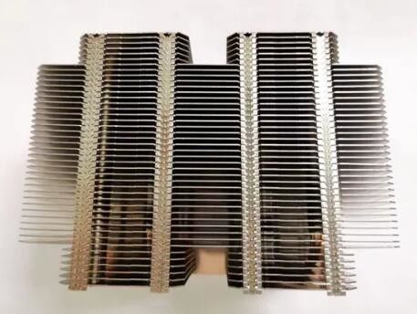 Customized CPU Cooler For 2U Server Heatsink Copper Pipe