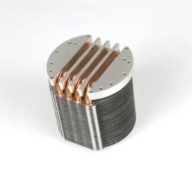 Sintered Copper Heat Pipe Heat Sinks for LED Light Heat Dissipation