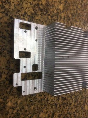 SGS 120mm 6063 Extruded Aluminum Heatsink CNC Machining Parts