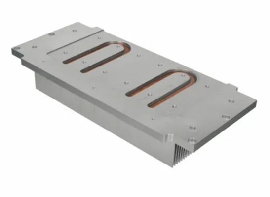 Aluminum Water Liquid Cooling Plate , 290*130*55mm Igbt Heat Sink