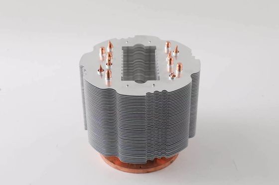 295mm Aluminium Heatsink Led , 6063 6061 High Power Led Heatsink