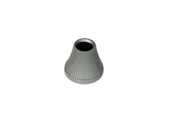 LF OEM Aluminium Die Castings , LED Housing Round Extruded Aluminum Heatsink