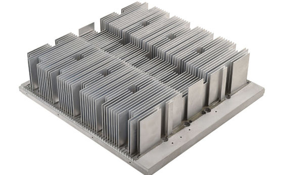 Anodised Bonded Fin Aluminum Heat Sinks Thermal Conductive Epoxy