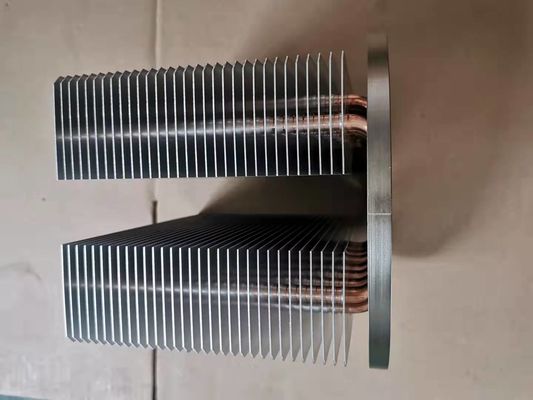 High Precision Copper Pipe Heatsink Aluminum Stacked Fin Heatsink For LED And CPU