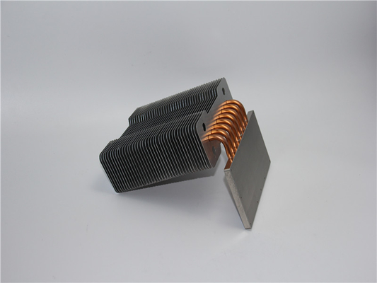 130W Copper Pipe heat Sink Thermal Fat Heat pipe Block Plate Aluminum Fin Cooler For LED