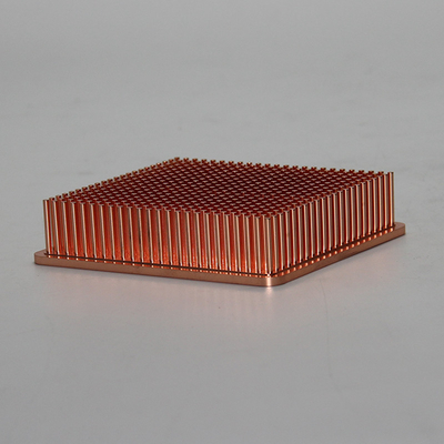 LF C1100 Strips Skived Fin Copper Pipe Heat Sink For Automotive