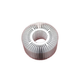High Precision Round Aluminum Extruded Heat Sink For High Bay Light