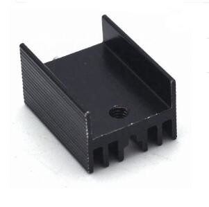 TO-220 Heat Sink 15*11*20 25mm Radiator Black White PIN Heat Sink