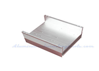 Silver Anodize Extruded Aluminum Heat Sink For Automobile UPS