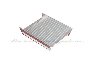 Silver Anodize Extruded Aluminum Heat Sink For Automobile UPS