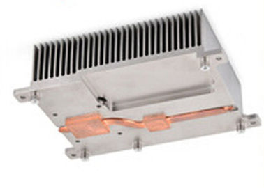 Medical Aluminum Copper Pin Fin Heat Sink With 1pc Heat Pipe