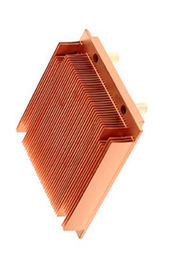 Brass / Bronze Copper Heat Sink , CPU Cooler Extrusion Heat Sink