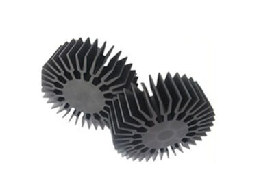 Anodized Sunflower Aluminum Heat Sinks 6063 T5 For Heat Exchange