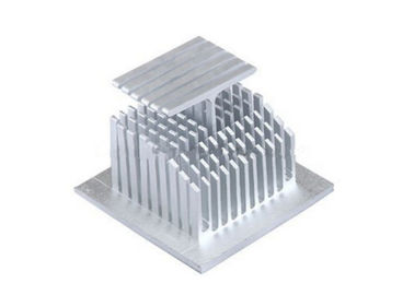 Anodized Clear Extruded Aluminum Heatsink Silver 6063 for Industry