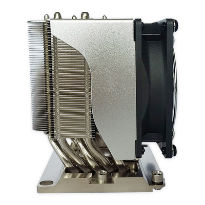 Square CPU cooler heat pipe active side blowing